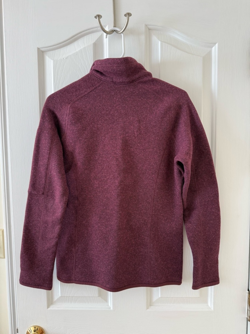 Patagonia Women's Half-Zip Pullover - Plum Heather - Picture 5 of 6